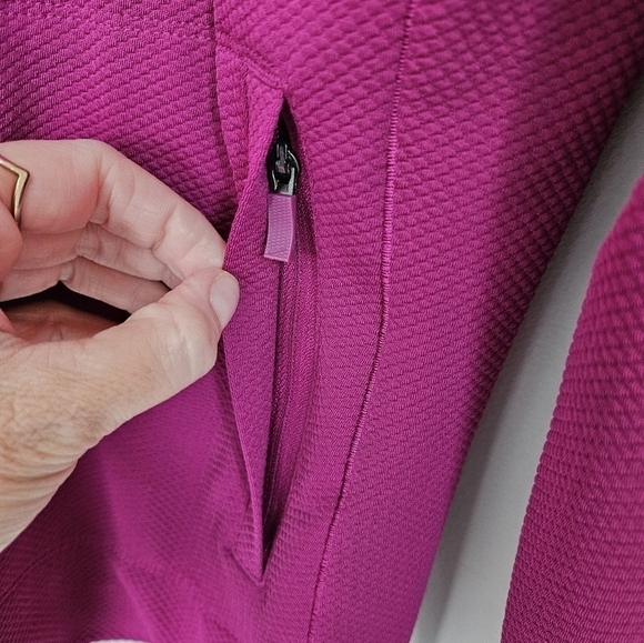 Nike Dri-FIT Quarter-Zip Training Pullover – Magenta Pink – Size M - Picture 5 of 7